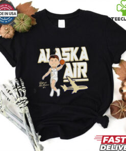 Alaska Air Patrick McMahon cartoon shirt