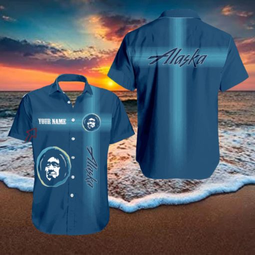 Alaska Airlines Logo Brand Hawaiian Shirt Custom Name Trending Summer