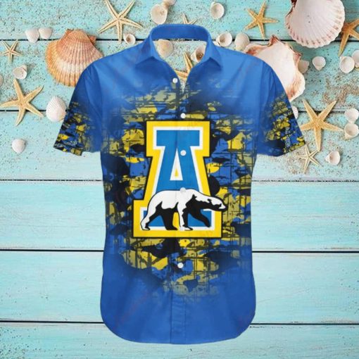 Alaska Nanooks Vintage Camouflage Hawaiian Shirt, NCAA Classic