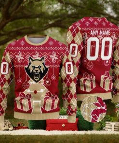 Albany FireWolves Special Design Merry Matchup Light Up Ugly Christmas Sweater
