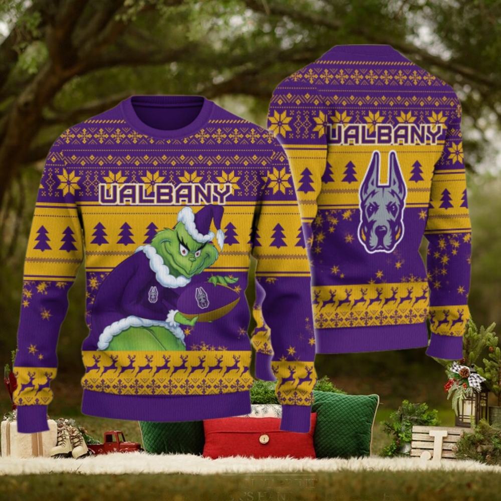 Albany Great Danes Grinch Ugly Christmas Sweater Albany Great Danes Grinch Ugly Christmas Sweater