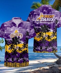 Albany Great Danes Palms Tree Hawaiian Shirt