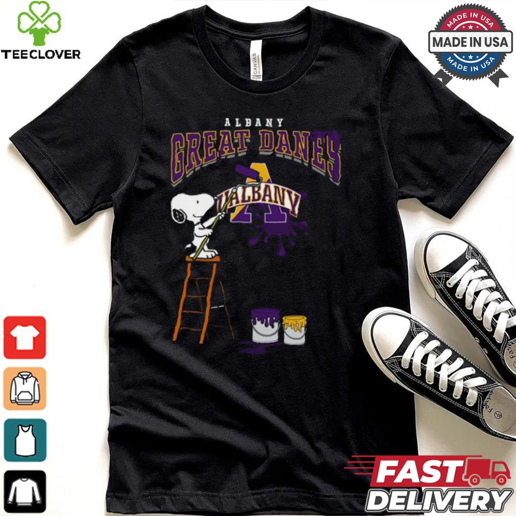 Albany Great Danes Snoopy Painting Shirt Albany Great Danes Snoopy Painting Shirt