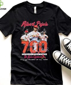 Albert Pujols 700 Career Home Runs St Louis Cardinals one of the best of all times signature shirt