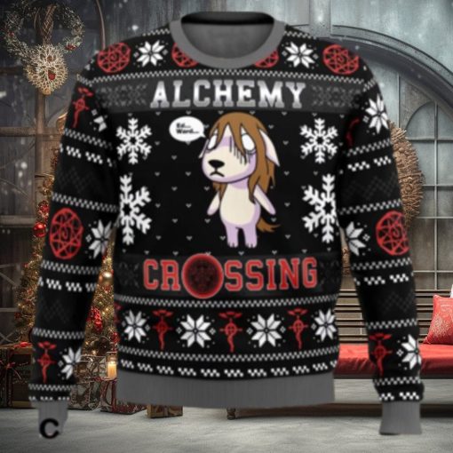 Alchemy Crossing Fullmetal Alchemist Ugly Christmas Sweater