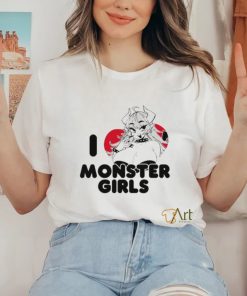 Alcremilk I Love Monster Girls Shirt