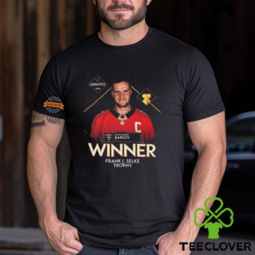 Aleksander Barkov Florida Panthers Is The Winner Of The Frank J Selke Trophy NHL Awards 2024 Unisex T Shirt