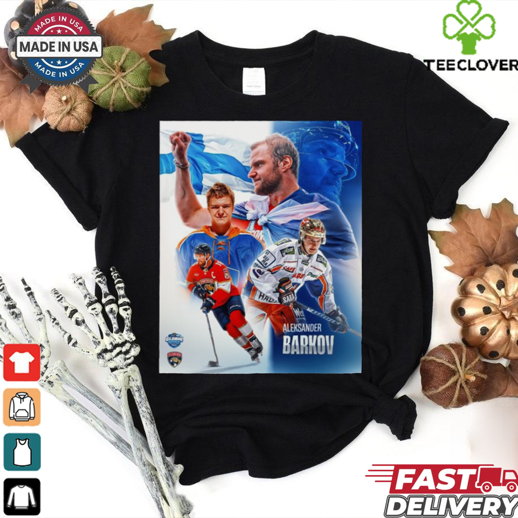Aleksander Barkov Florida Panthers NHL Global Series The Captain is coming home Poster t shirt Aleksander Barkov Florida Panthers NHL Global Series The Captain is coming home Poster t shirt