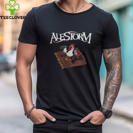 Alestorm Merch Chicken On A Raft Shirt