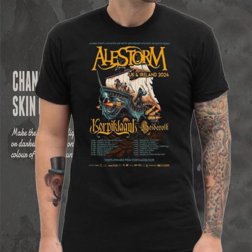 Alestorm UK & Ireland 2024 Poster hoodie, sweater, longsleeve, shirt v-neck, t-shirt