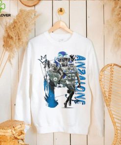 Alex Anzalone number 34 Detroit Lions football player pose gift hoodie, sweater, longsleeve, shirt v-neck, t-shirt