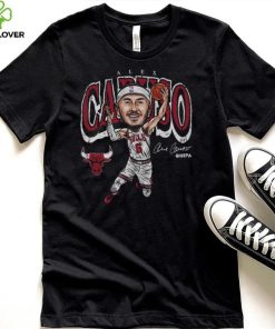 Alex Caruso Chicago Bulls Cartoon WHT Shirt