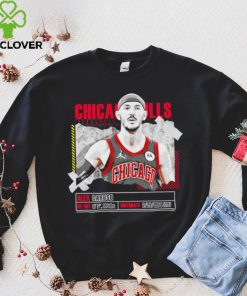 Alex Caruso number 6 Chicago Bulls basketball player pose paper gift shirt