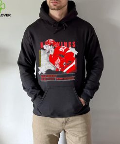 Alex DeBrincat number 93 Detroit Red Wings ice hockey player pose paper gift hoodie, sweater, longsleeve, shirt v-neck, t-shirt