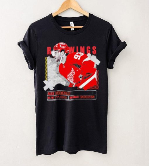 Alex DeBrincat number 93 Detroit Red Wings ice hockey player pose paper gift hoodie, sweater, longsleeve, shirt v-neck, t-shirt