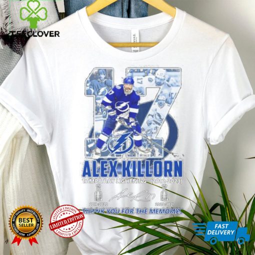 Alex Killorn Tampa Bay Lightning 2012 – 2023 Thank You For The Memories T Shirt