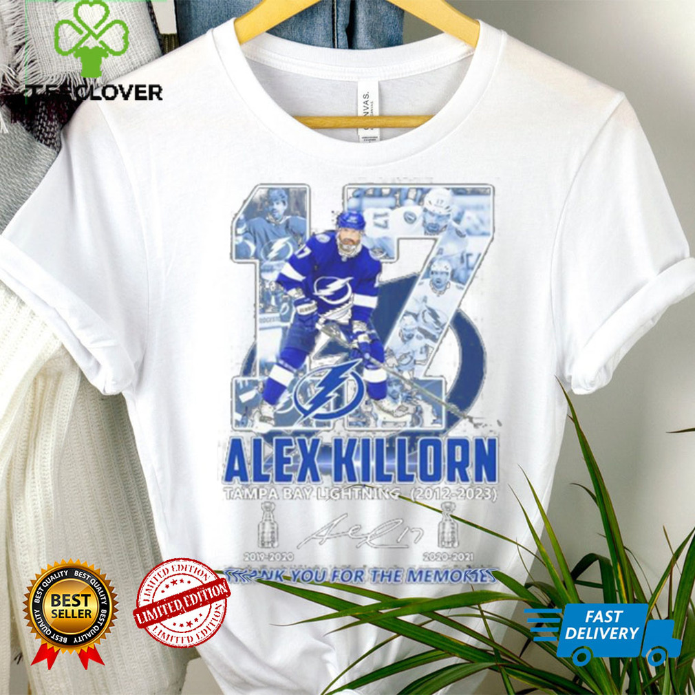 Alex Killorn Tampa Bay Lightning 2012 – 2023 Thank You For The Memories T Shirt Alex Killorn Tampa Bay Lightning 2012 – 2023 Thank You For The Memories T Shirt