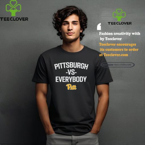 Alex Kline Wearing Pittsburgh Vs Everybody Pitt Shirt