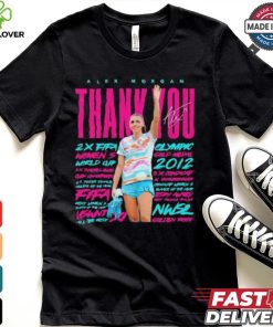 Alex Morgan Womens Soccer thank you signature 2024 shirt
