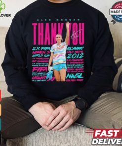 Alex Morgan Womens Soccer thank you signature 2024 shirt