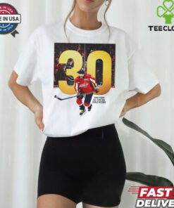 Alex Ovechkin 30 away from all time NHL goals record t shirt