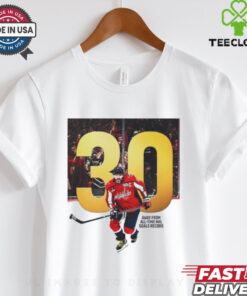 Alex Ovechkin 30 away from all time NHL goals record t shirt