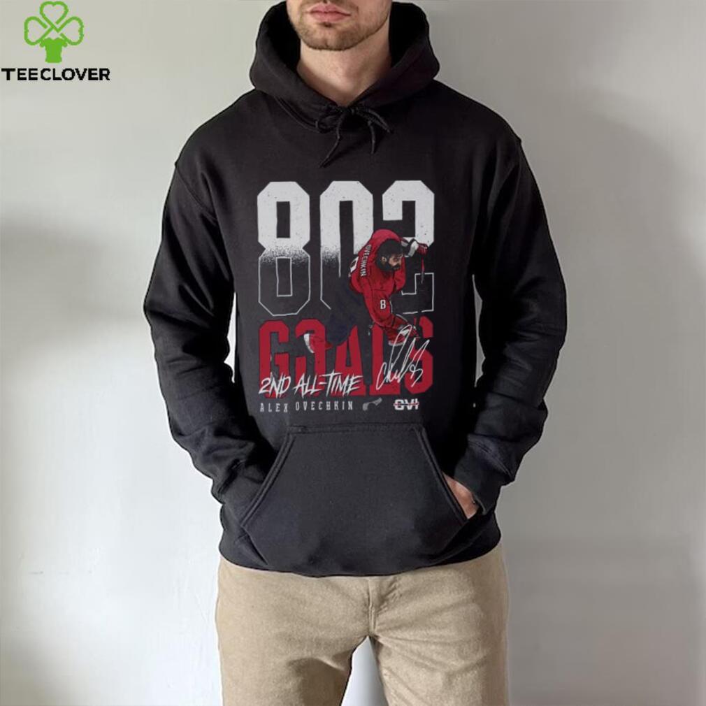 Alex Ovechkin Washington 2nd All Time Goals T Shirt Alex Ovechkin Washington 2nd All Time Goals T Shirt