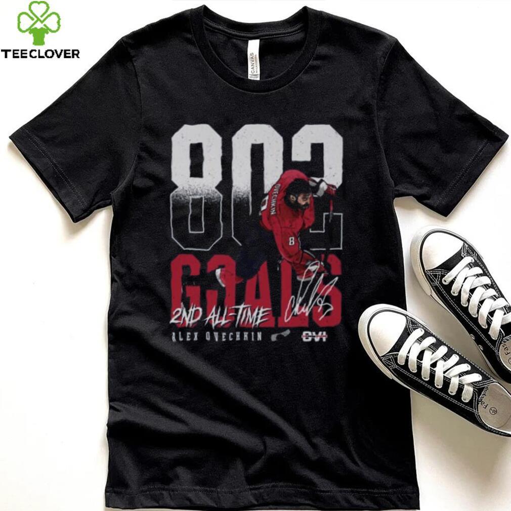 Alex Ovechkin Washington 2nd All Time Goals T Shirt Alex Ovechkin Washington 2nd All Time Goals T Shirt