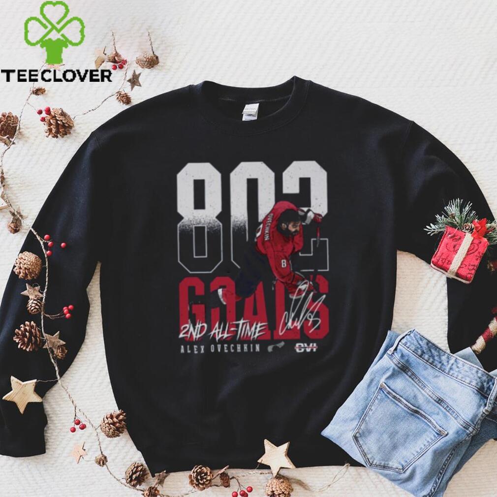 Alex Ovechkin Washington 2nd All Time Goals T Shirt Alex Ovechkin Washington 2nd All Time Goals T Shirt