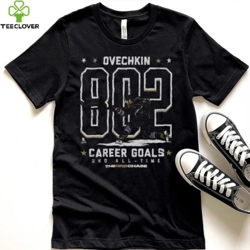 Alex Ovechkin Washington 802 Goals Retro WHT Shirt