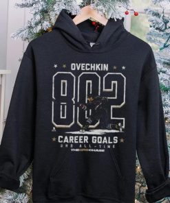 Alex Ovechkin Washington 802 Goals Retro WHT Shirt