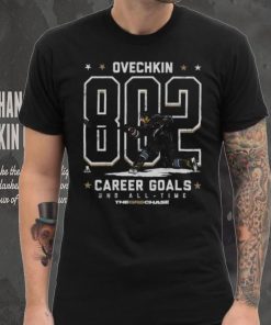 Alex Ovechkin Washington 802 Goals Retro WHT Shirt