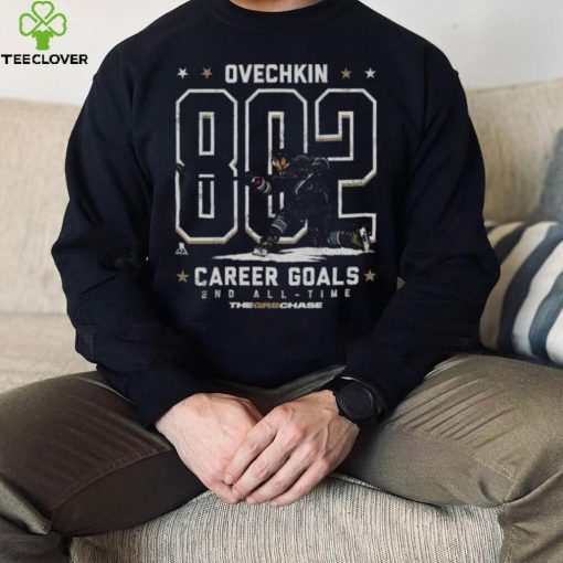 Alex Ovechkin Washington 802 Goals Retro WHT Shirt