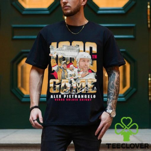 Alex Pietrangelo Vegas 1000th game shirt
