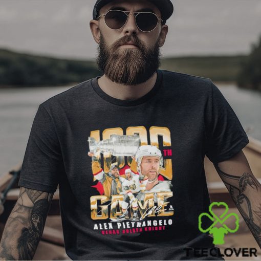Alex Pietrangelo Vegas 1000th game shirt