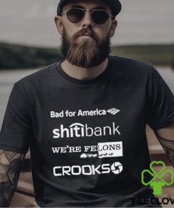 Alex Schaefer Bankers Behind Bars Bad For America Shitibank We’re Felons Crooks Shirt 1 Alex Schaefer Bankers Behind Bars Bad For America Shitibank We’re Felons Crooks Shirt