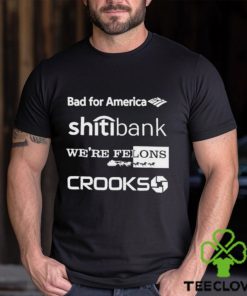 Alex Schaefer Bankers Behind Bars Bad For America Shitibank We’re Felons Crooks Shirt 3 Alex Schaefer Bankers Behind Bars Bad For America Shitibank We’re Felons Crooks Shirt