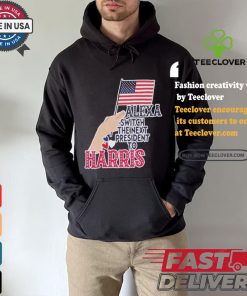 Alexa Switch The Next President To Harris America President Vote Flag T shirt