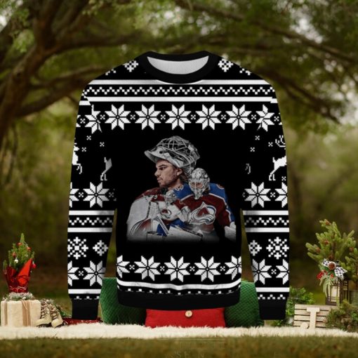 Alexandar Georgiev Colorade Avalanche Ugly Christmas Sweater