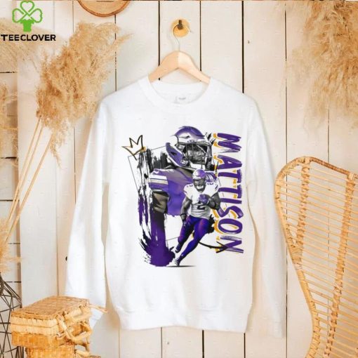 Alexander Mattison number 2 Minnesota Vikings football player pose gift hoodie, sweater, longsleeve, shirt v-neck, t-shirt