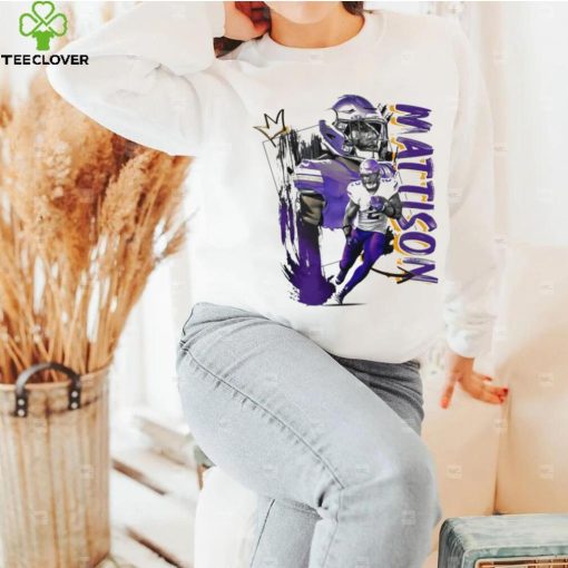 Alexander Mattison number 2 Minnesota Vikings football player pose gift hoodie, sweater, longsleeve, shirt v-neck, t-shirt