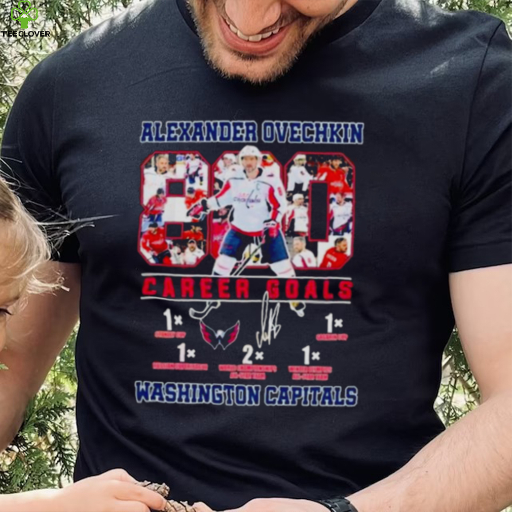 Alexander Ovechkin 800 Career Goals Washington Capitals T Shirt Alexander Ovechkin 800 Career Goals Washington Capitals T Shirt