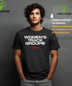 Alexis Ohanian Wearing Athlos Women’s Track Groupie Shirt