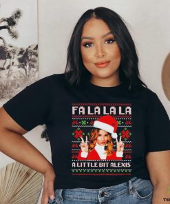 Alexis Rose Fa La La La A Little Bit Alexis Ugly Christmas Shirt