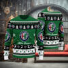 Buffalo Bills x Grinch NFL Dr. Seuss How the Grinch Stole Christmas with Super Bowl Trophy Ugly Christmas Sweater Red