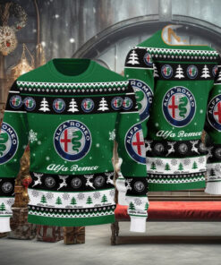 Alfa Romeo 2024 Christmas Green Ugly Sweater