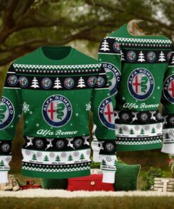 Alfa Romeo 2024 Christmas Green Ugly Sweater