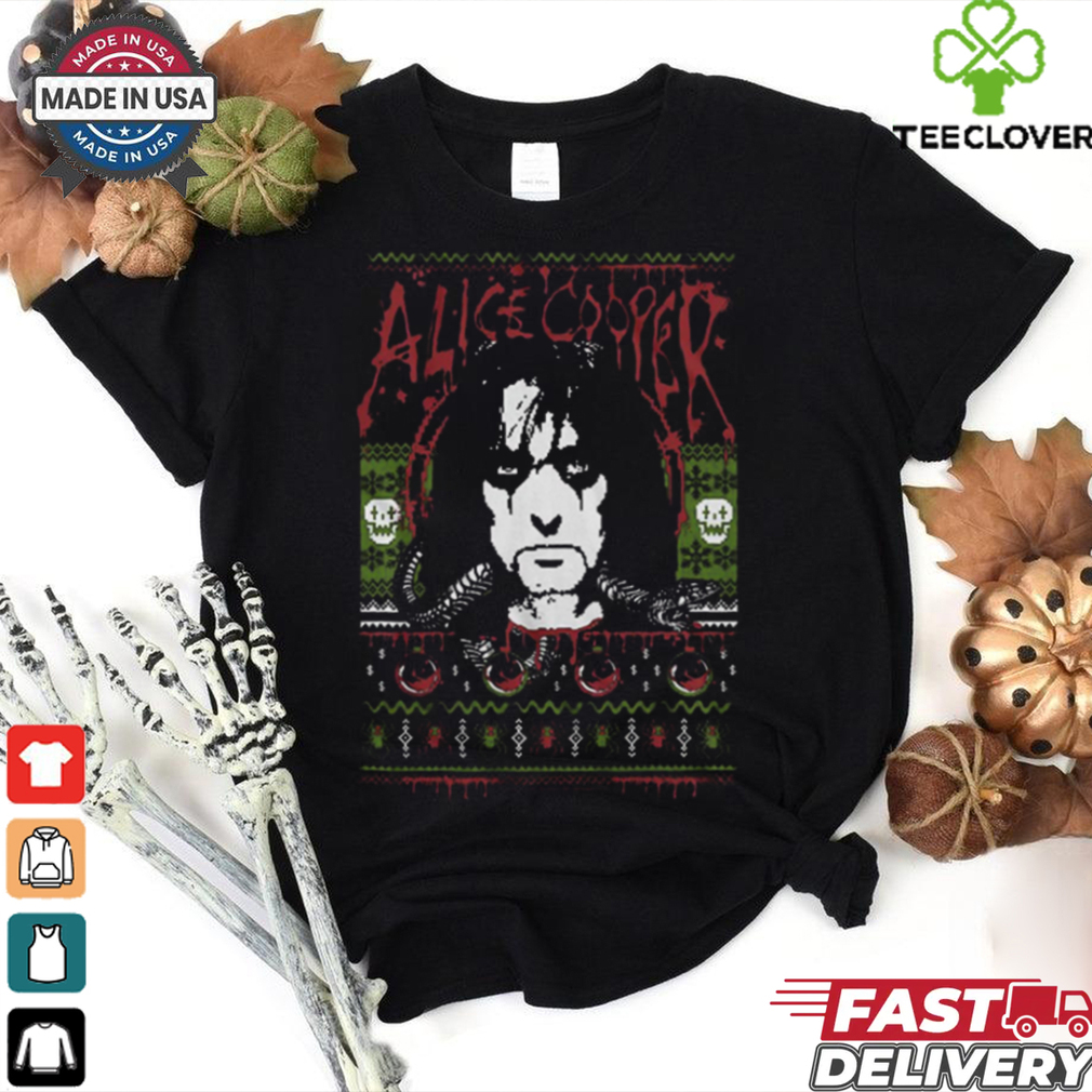 Alice Cooper Christmas T Shirt Alice Cooper Christmas T Shirt