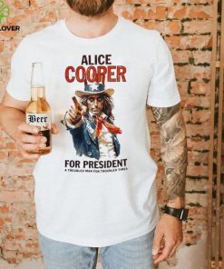 Alice Cooper Merch Store Vote For Alice T Shirt