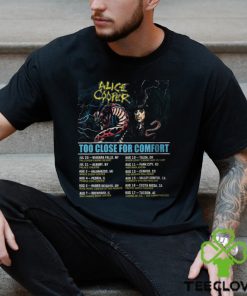 Alice Cooper Too Close For Comfort Schedule Tour 2024 T Shirt